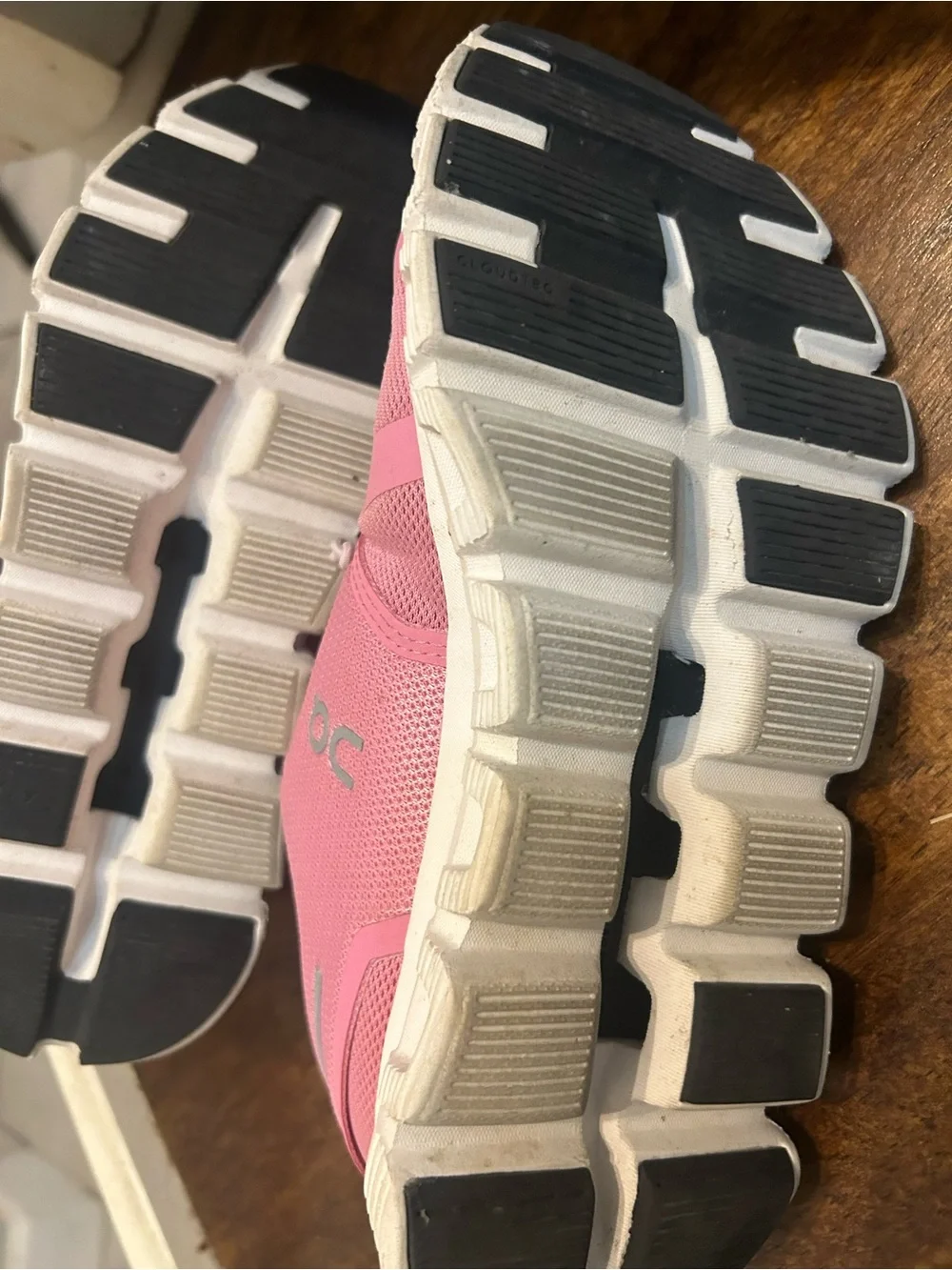 On Running Pink Women's Athletic Sneakers - Picture 8 of 11